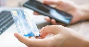 Consumer Making an Online Payment from a Card